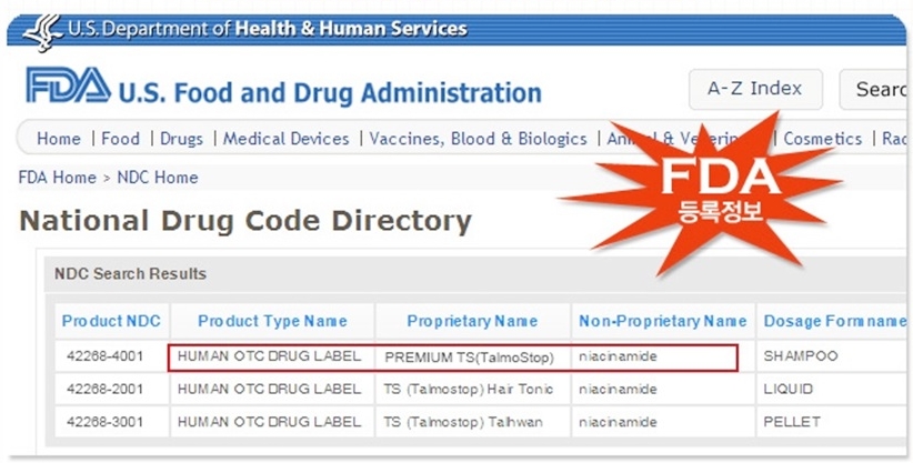 美 FDA 등록된 탈모전문 TS샴푸 ‘프리미엄’형 출시