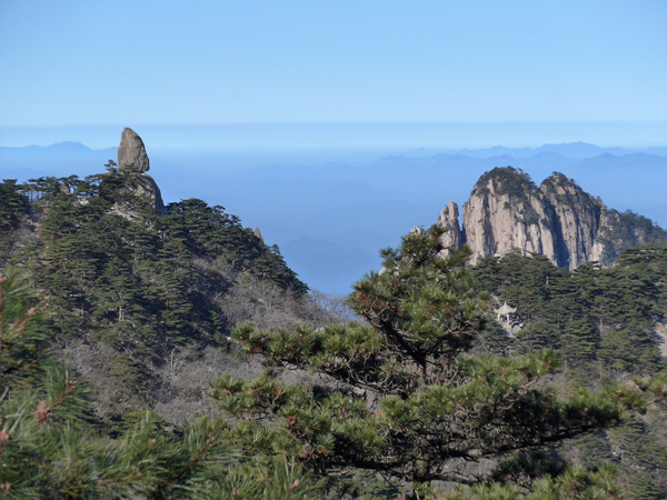 황산 산정풍경