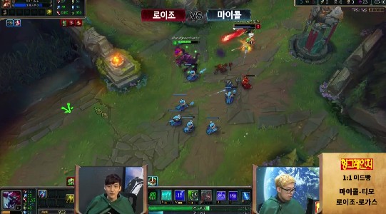 [헝그리앱TV] 리그오브레전드 롤챔스를 향한 5인조 헝그레인저 11화, 시청자와의 1:1 미드 대결 특집