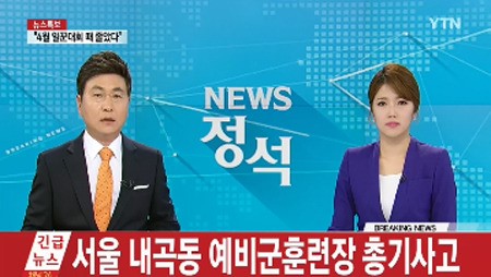 서울 내곡동 예비군훈련장 총기사고
 출처:/ YTN