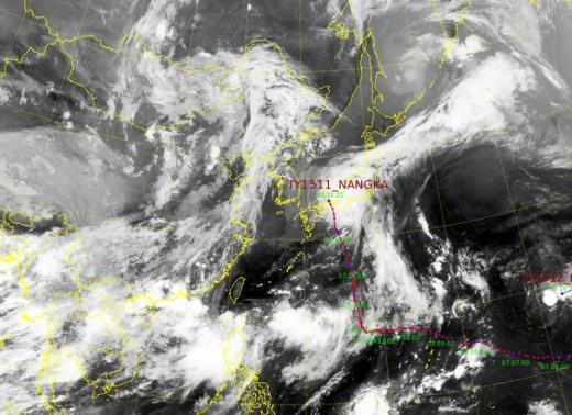 태풍 낭카 영향
 출처:/기상청 제공