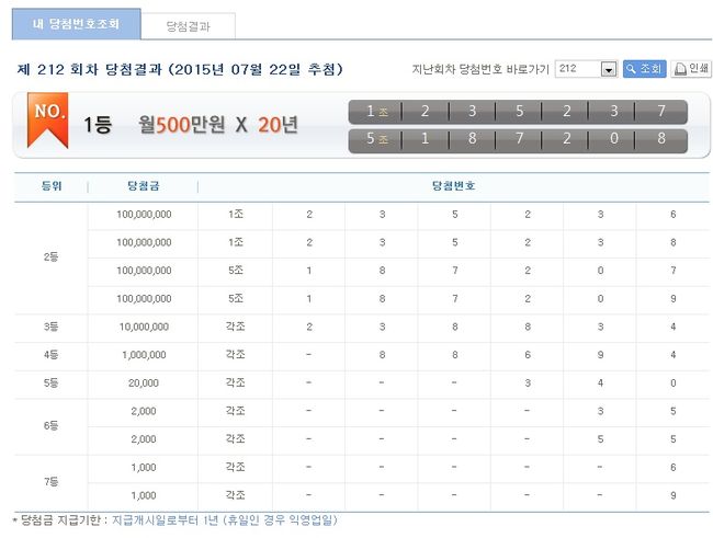 연금복권당첨번호
 출처:/나눔로또