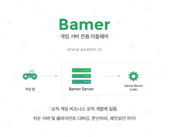 게임서버 전용 미들웨어 ‘Bamer’ 오픈, 손쉬운 서버개발 강점