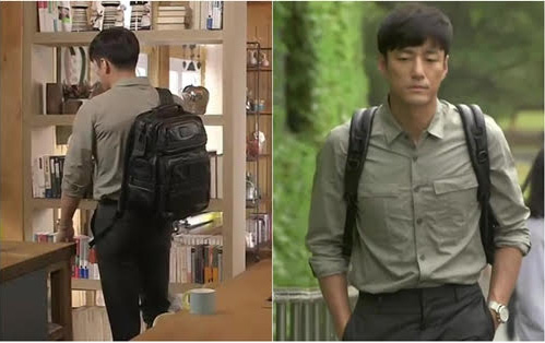 젠틀맨 스타일의 정석, ‘애인있어요’ 지진희 투미(TUMI) 백팩