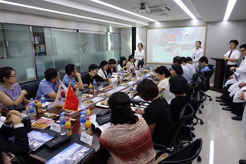 중국북경일화협회, 한국피부임상과학연구소 방문