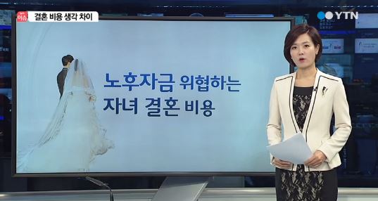 자녀 결혼비용
 출처:/YTN