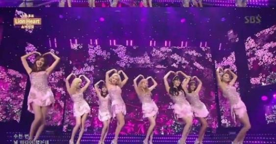 인기가요 소녀시대
 출처:/ SBS 인기가요