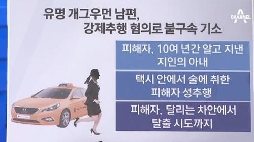 유명 개그우먼
 출처:/채널A 화면 캡쳐