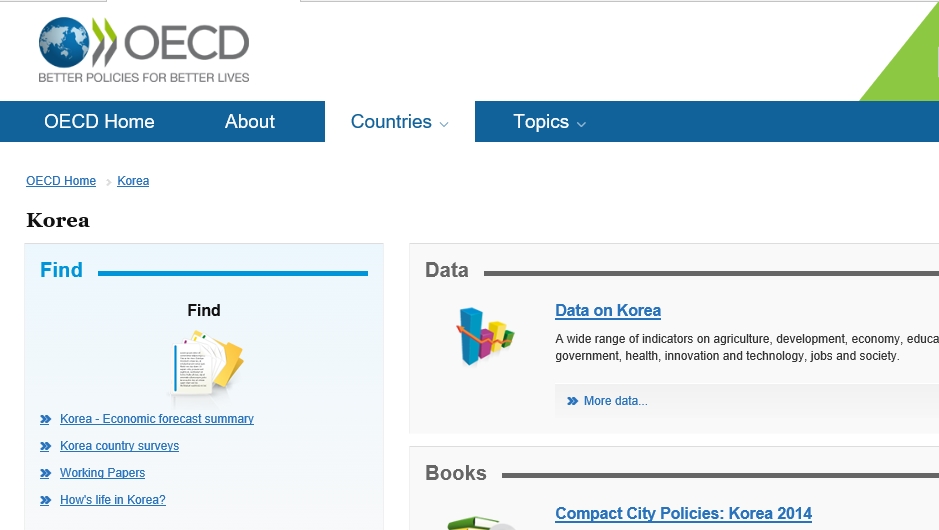 한국인 삶의 만족도
 출처:/ OECD 홈페이지 캡처