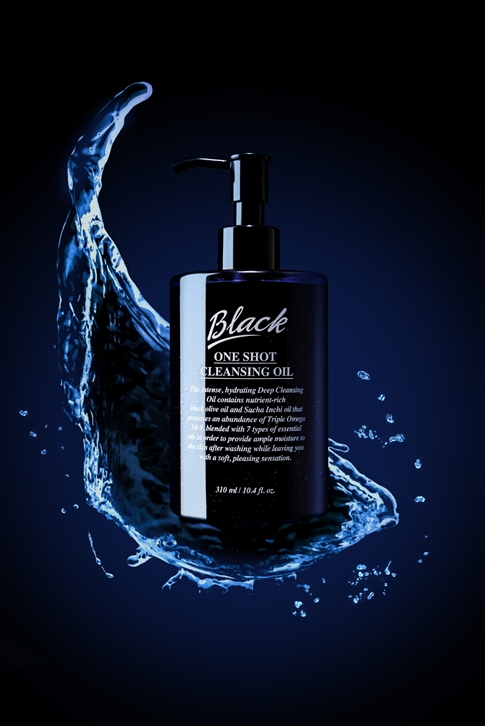 소망화장품과 롯데홈쇼핑 간판 프로그램 ‘정쇼’와 공동 기획한 블랙 원샷 클렌징 오일.