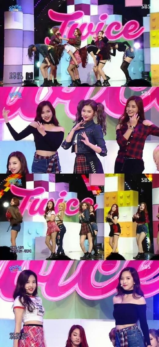 인기가요 트와이스
 출처:/SBS '인기가요' 방송 캡처