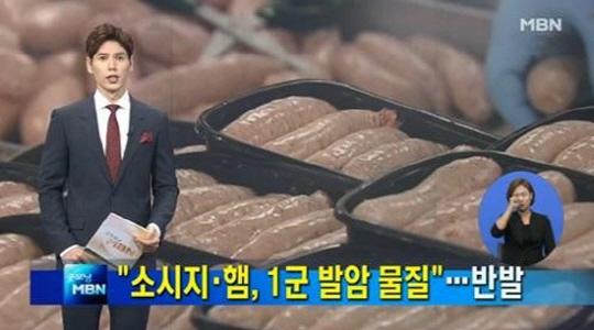 가공육 발암물질
 출처:/MBN 뉴스 캡처
 