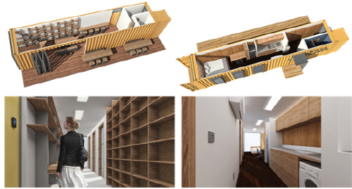 모스인큐브 모듈 내외관 이미지