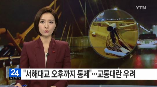 서해대교
 출처:/YTN 뉴스 캡처
 
 