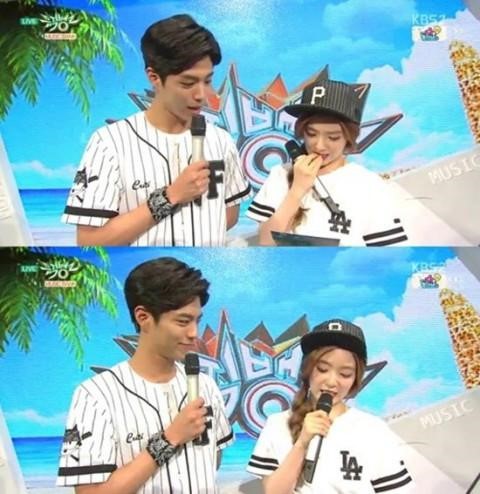 박보검 아이린
 출처:/ KBS2 '뮤직뱅크' 방송 캡처