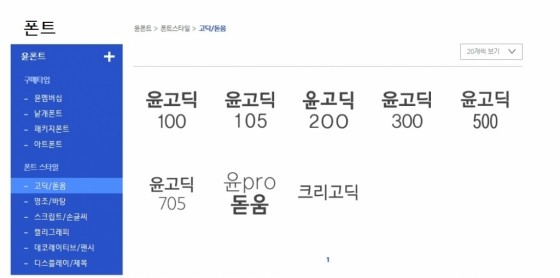 윤서체 글꼴 무단사용 논란
 출처:/그룹와이 홈페이지
 