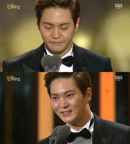 SBS 연기대상 주원 출처:/방송캡쳐