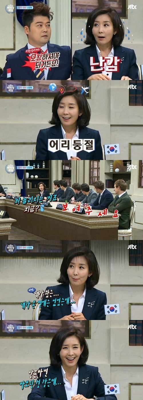 비정상회담 나경원
 출처:/ JTBC 비정상회담 캡처