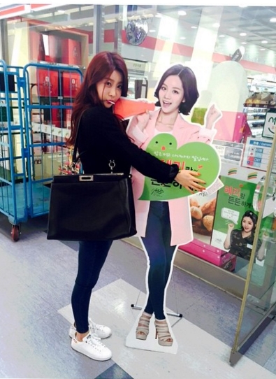 혜리 소진 인증샷이 화제다.