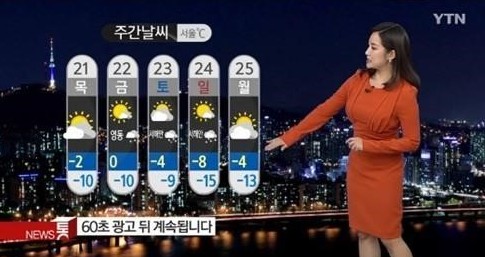 올겨울 최강 한파
 출처:/ YTN 캡처