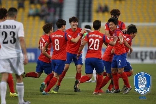 한국 카타르 8회 연속 올림픽 본선 진출
 출처:/대한축구협회