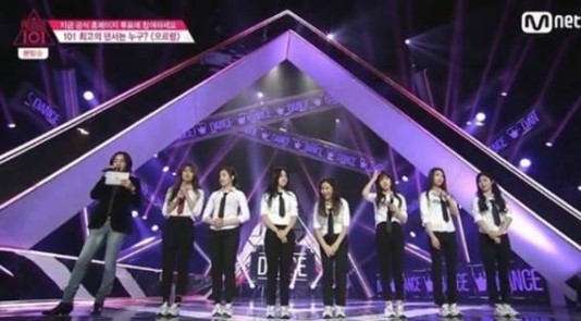 ‘프로듀스101’ 
 출처:/ Mnet ‘프로듀스101’ 캡처