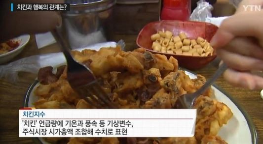 치킨지수 행복
 출처:/YTN 뉴스캡쳐