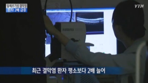 알레르기성 결막염
 출처:/ YTN 캡처