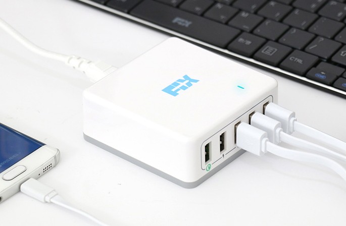 앱스토리몰, 5포트 멀티 USB 충전기 ‘픽스 큐 멀티 충전기’ 출시