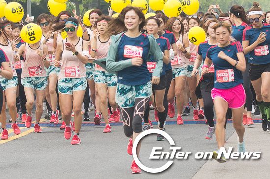 [ON포토] 이성경, '꼭 완주할거에요'