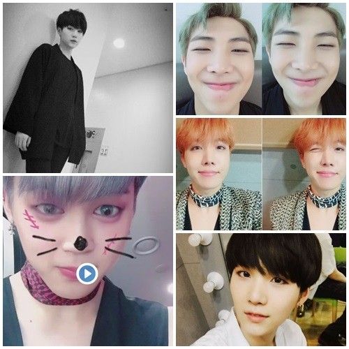 방탄소년단, 숨겨둔 셀카 대방출 '가장 잘생긴 멤버는?'