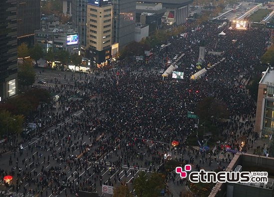 [포토] ‘광화문 광장으로 나온 시민’