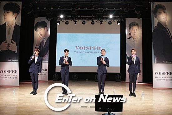 [ON포토] 4인 4색 감성 발라드 보이그룹 '보이스퍼' 쇼케이스