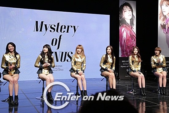 [ON포토] 헬로비너스, 멤버 개인의 다양한 매력을 발산하는 질의 응답 시간 