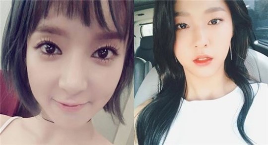 사진=초아, 설현 SNS