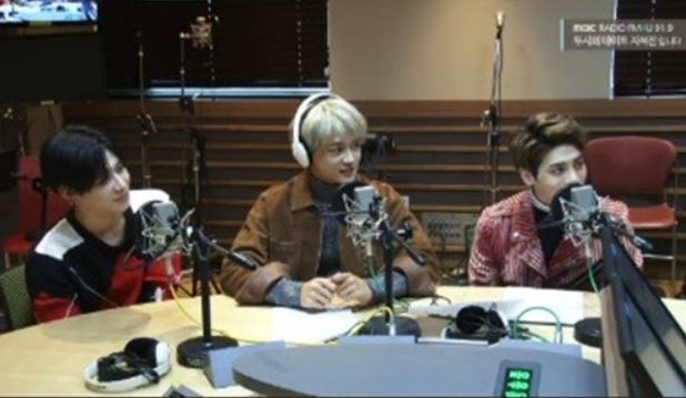 사진=샤이니 멤버들이 과거 방송된 MBC FM4U '두시의 데이트 지석진입니다'에서 훈훈한 동료애를 과시했다.