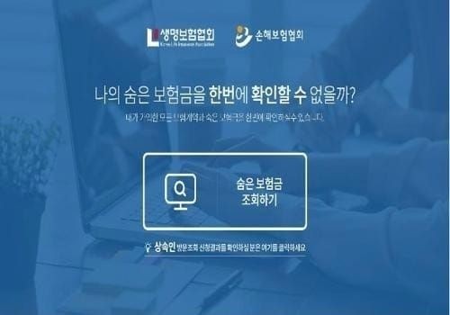 (사진=내보험찾아줌 홈페이지 캡처)