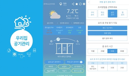 ㈜하츠, 실내 공기질 관리 도와주는 '우리집 공기관리' 앱 선보여