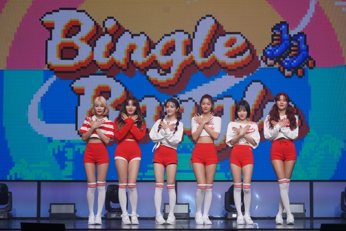 28일 오후 4시 서울 광진구 예스24 라이브홀에서는 그룹 AOA의 미니5집 'BINGLE BANGLE(빙글뱅글)' 발매기념 쇼케이스가 개최됐다. (장비협조=소니코리아)