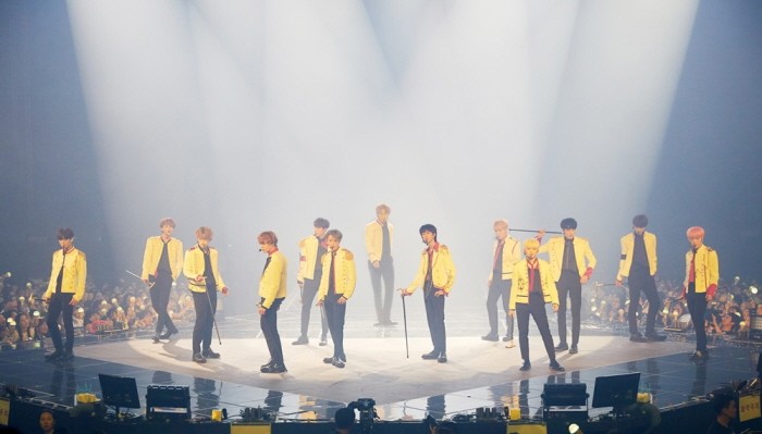 30일 오후 서울 송파구 잠실실내체육관에서는 세븐틴 단독콘서트 '2018 SEVENTEEN CONCERT-IDEAL CUT IN SEOUL' 3일차 공연이 열렸다. (사진=플레디스 엔터테인먼트 제공)
