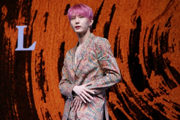 31일 서울 광진구 예스24 라이브홀에서는 빅스 레오(VIXX LEO)의 첫 솔로미니 'CANVAS(캔버스)' 발매 쇼케이스가 열렸다.(사진=박동선 기자) 