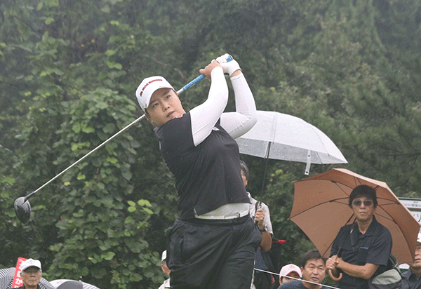 △일본여자프로골프(JLPGA) 투어 통산 7번째 영구시드를 노리는 안선주. (사진=오상민 기자)