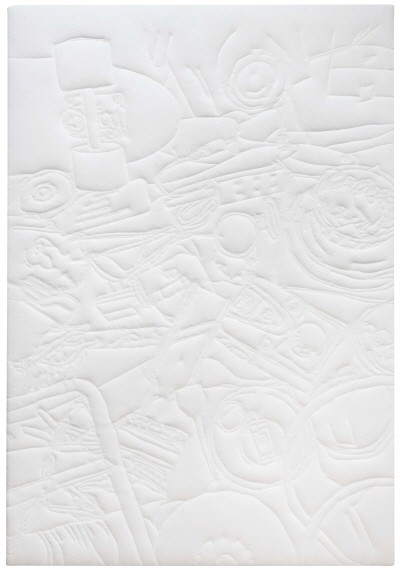 ‘12월 도쿄, 163×130cm, 재봉틀로 드로잉, 2014’. 사진=롯데갤러리 제공