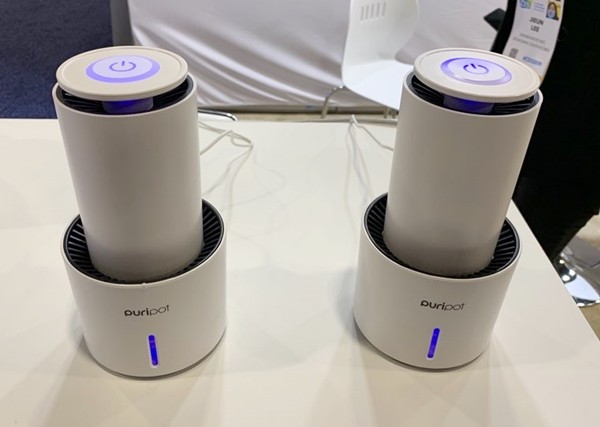 [CES 2019]다담마이크로, 가시광선을 활용한 공기청정기 ‘Puripot’ 선봬