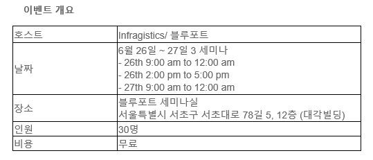 블루포트&인프라지스틱스, ‘제2회 개발자 교육세미나’ 무료 개최