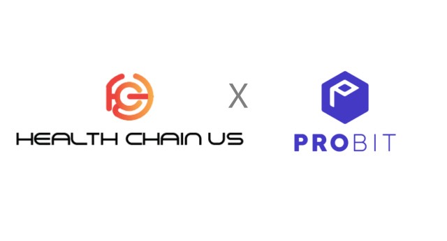 헬스체이너스(HealthChainUs, HCUT), 국내 원화 입금 거래소 프로비트에 첫 상장