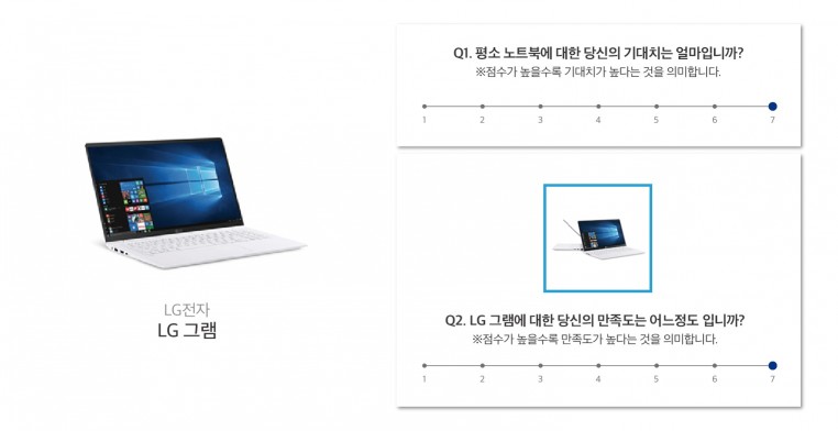 사진=2020 대한민국 퍼스트브랜드 대상 소비자 조사 예시