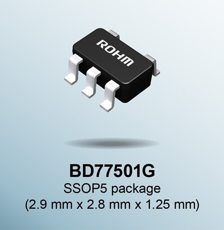 로옴, 부하 용량 영역에서 발진하지 않는 고속 OP Amp 'BD77501G' 개발