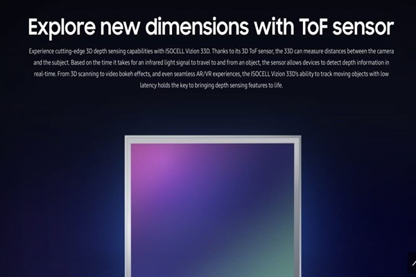 Samsung Electronics Launches Tof Image Sensor “isocell Vizion 33d” Etnews 0534