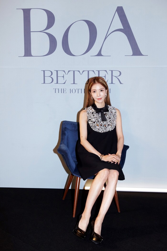가수 보아가 정규10집 BETTER로 데뷔 20주년의 감회를 폭넓게 나눈다. (사진=SM엔터테인먼트 제공)